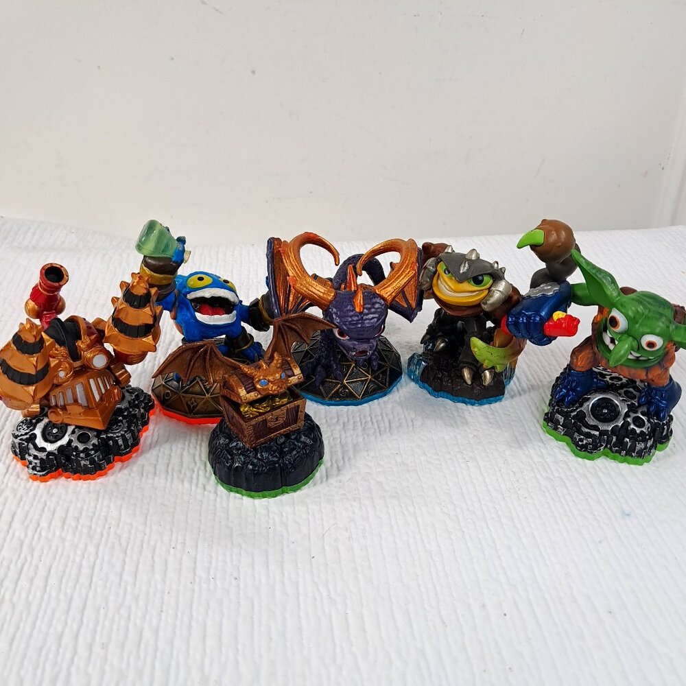 Skylanders set 6 figurines Giants Swap Force Spyro's Adventure Drill Sergeant